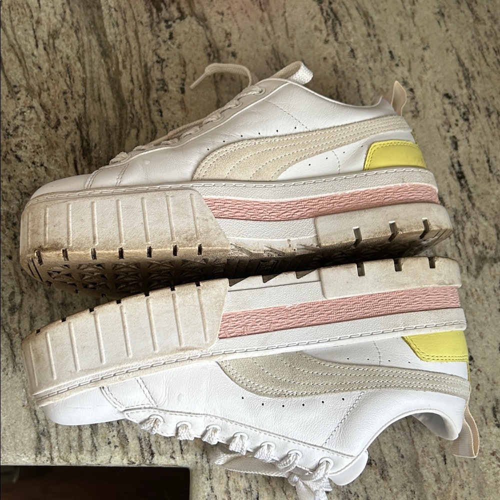 Womens platform puma sneakers 8 - Picture 6 of 11